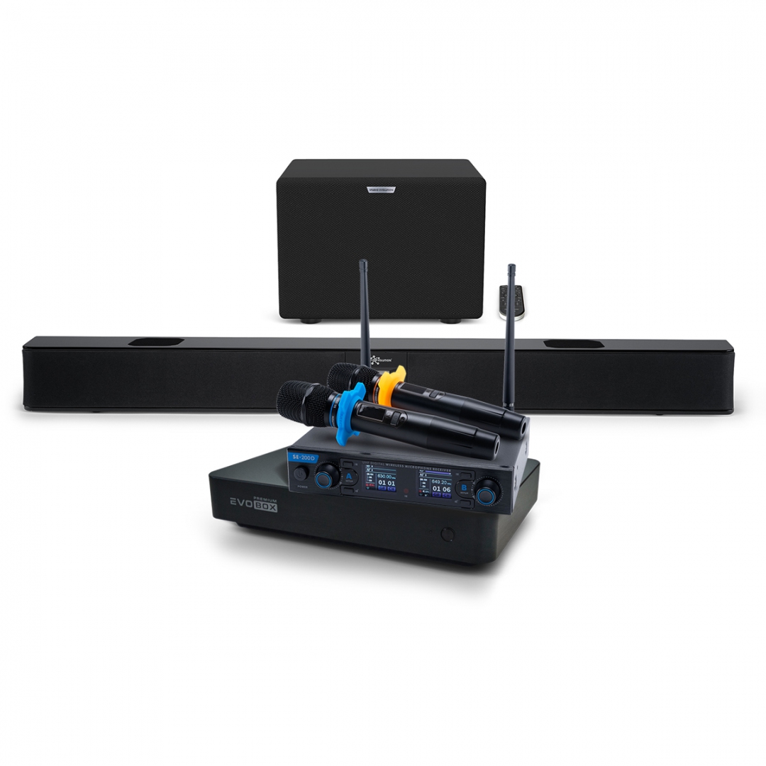 Hi-End караоке-система EVOBOX Premium + EvoSoundBar (саундбар с караоке) в Нарьян-Маре