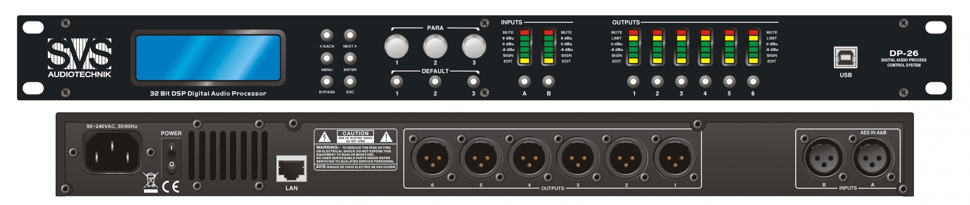 SVS Audiotechnik DP-26 Цифровой процессор: 2 входа 6 выходов в Нарьян-Маре