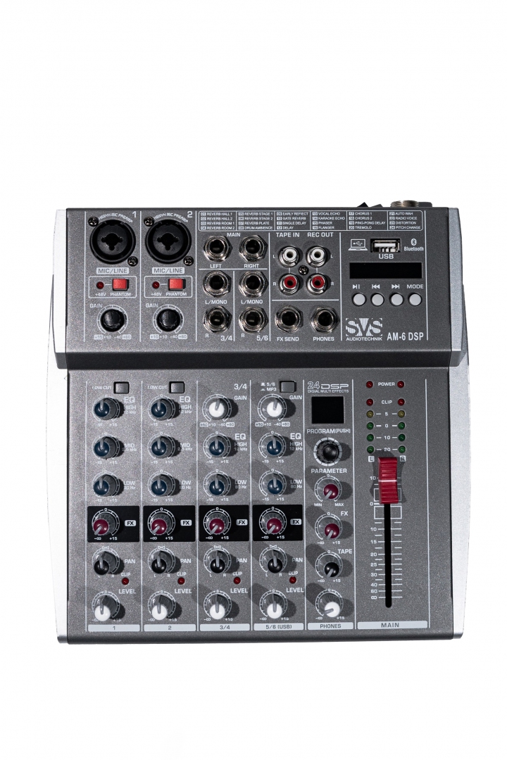 SVS Audiotechnik mixers AM-6 DSP Микшерный пульт аналоговый, 6-канальный SVS Audiotechnik mixers в Нарьян-Маре
