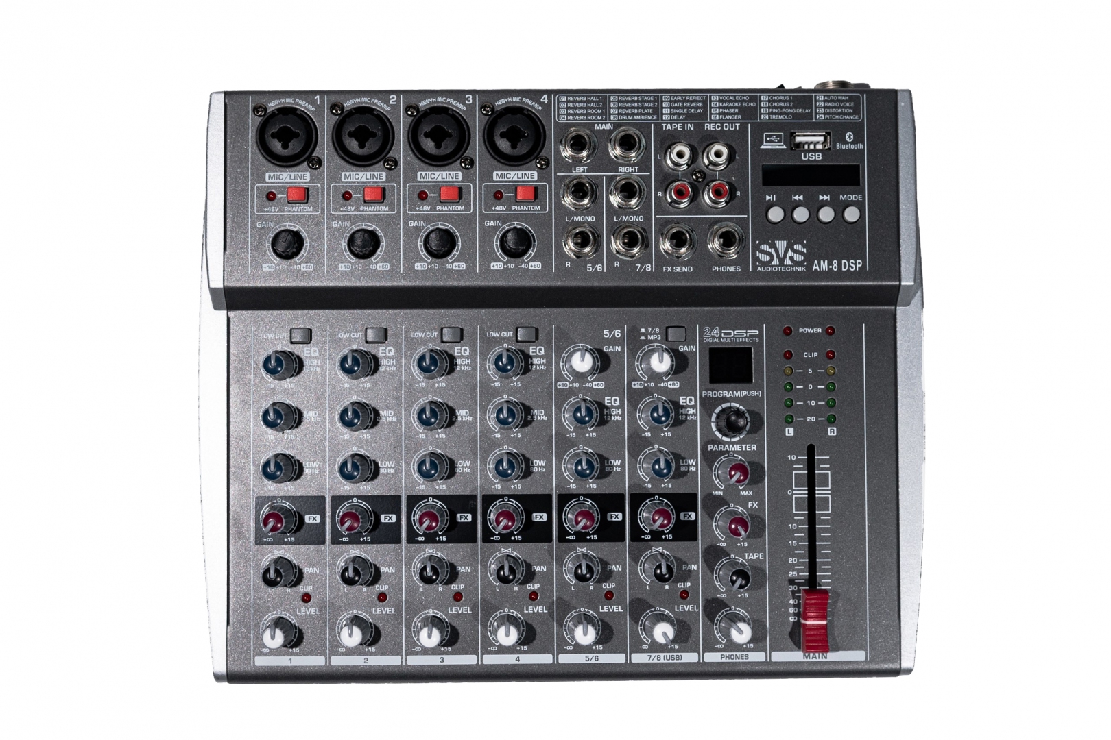 SVS Audiotechnik mixers AM-8 DSP Микшерный пульт аналоговый, 8-канальный в Нарьян-Маре